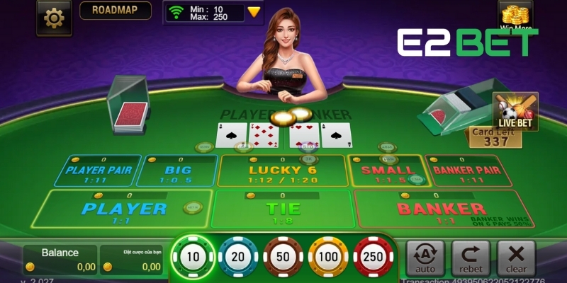 Cách chơi Baccarat về quy tắc chia bài